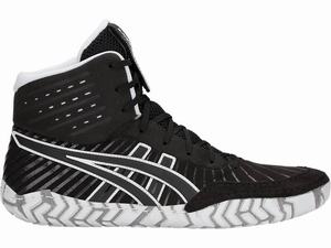 Asics Aggressor 4 Men's Wrestling Shoes Black / Brown | MDI504217