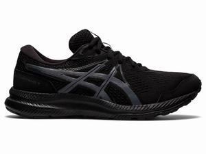 Asics GEL-CONTEND 7 (4E) Men's Running Shoes Black / Grey | XNM819065