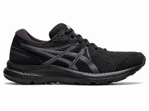 Asics GEL-CONTEND 7 (D) Women's Running Shoes Black / Grey | PIG437852