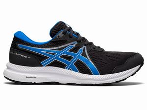 Asics GEL-CONTEND 7 Men's Running Shoes Grey / Blue | AHZ904785