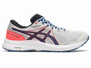 Asics GEL-CONTEND 7 Men's Running Shoes Grey / Blue | HZI701463