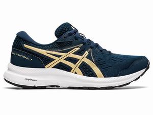 Asics GEL-CONTEND 7 Women's Running Shoes Blue | IZT674103