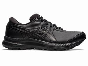 Asics GEL-CONTEND WALKER Women's Sneakers Black | ZSI378519