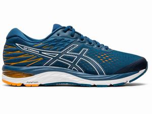 Asics GEL-CUMULUS 21 Men's Running Shoes White / Blue | SFT058732