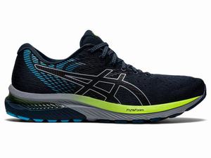 Asics GEL-CUMULUS 22 Men's Running Shoes Black / Blue | XSZ340761