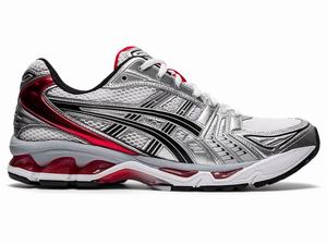 Asics GEL-KAYANO 14 Men's Sneakers White / Red | KNV463285