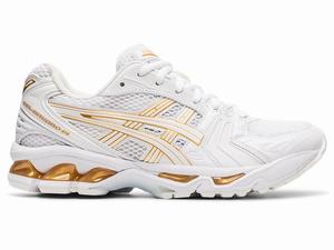 Asics GEL-KAYANO 14 Women's Sneakers White | CSP963208