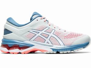 Asics GEL-KAYANO 26 (D) Women's Running Shoes White | OVM395870