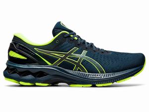 Asics GEL-KAYANO 27 LITE-SHOW Men's Running Shoes Blue | AOV950324