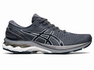 Asics GEL-KAYANO 27 Men's Running Shoes Grey / Blue | JGQ175682