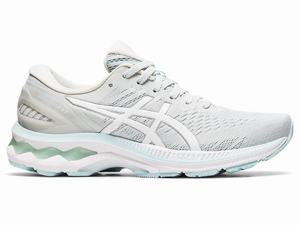 Asics GEL-KAYANO 27 Women's Running Shoes White / Grey | CKO176485