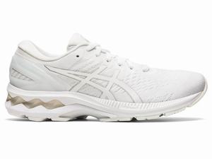 Asics GEL-KAYANO 27 Women's Running Shoes White | FMZ798152