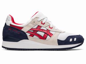 Asics GEL-LYTE III OG Women's Sneakers White / Red | GUF583741