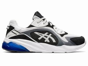 Asics GEL-MIQRUM Men's Sneakers Black / White | EWI396014