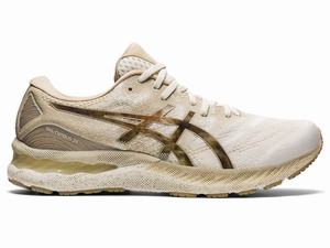 Asics GEL-NIMBUS 23 Men's Running Shoes Cream | BMF617830