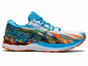 Asics GEL-NIMBUS 23 Men's Running Shoes Gold / Blue / Orange | EHP568302