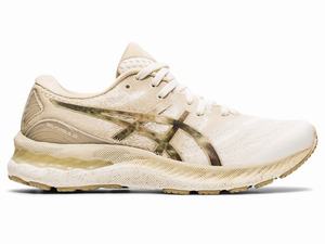 Asics GEL-NIMBUS 23 Women's Running Shoes Cream | TLH162453