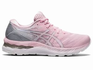 Asics GEL-NIMBUS 23 Women's Running Shoes Pink / Silver | VDJ460279