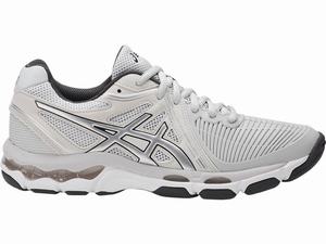 Asics GEL-Netburner Ballistic Women's Volleyball Shoes Silver / Dark Grey | OWA453712