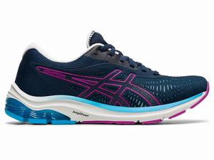 Asics GEL-PULSE 12 Women's Running Shoes Blue / Purple | RLQ351296