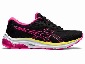 Asics GEL-PULSE 12 Women's Running Shoes Black / Pink | VBG632784