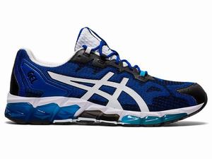 Asics GEL-QUANTUM 360 6 Men's Sneakers Black / Blue | ASR251483