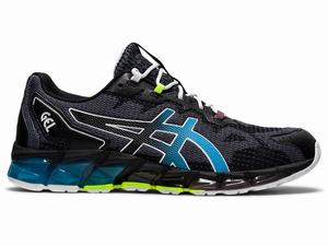 Asics GEL-QUANTUM 360 6 Men's Sneakers Black / Blue | LZJ268730