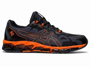 Asics GEL-QUANTUM 360 6 Men's Sneakers Black / Orange | TEH261839