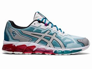 Asics GEL-QUANTUM 360 6 Men's Sneakers Red / Grey / Blue | BRH502374