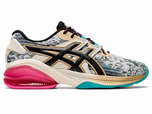 Asics GEL-QUANTUM INFINITY JIN Women's Sneakers Black / White | XYL106238