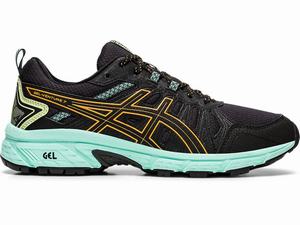 Asics GEL-VENTURE 7 (D) Women's Trail Running Shoes Black / Orange | XDP402795