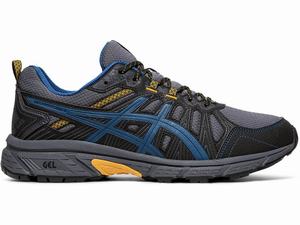 Asics GEL-VENTURE 7 Men's Trail Running Shoes Black | JHU034729