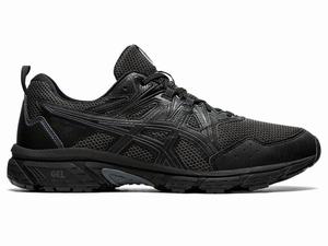 Asics GEL-VENTURE 8 (4E) Men's Trail Running Shoes Black | SZN546391