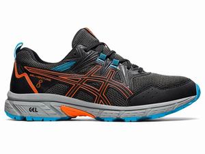 Asics GEL-VENTURE 8 Men's Trail Running Shoes Black / Gold / Orange | CRT706584