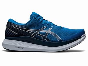 Asics GLIDERIDE 2 Men's Running Shoes Black / Blue | ILR617234