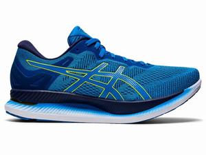 Asics GLIDERIDE Men's Running Shoes Blue / Light Green | KYE201597