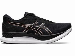 Asics GLIDERIDE Women's Running Shoes Black / Rose / Gold | KRH456120