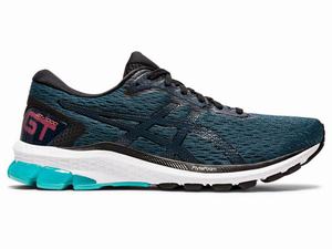 Asics GT-1000 9 Men's Running Shoes Black / Blue | TMP981047