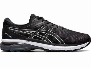 Asics GT-2000 8 Men's Running Shoes Black / White | LIZ597310