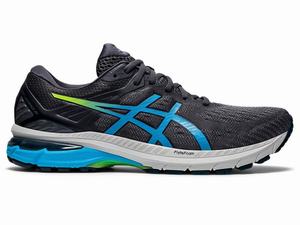 Asics GT-2000 9 (2E) Men's Running Shoes Grey / Black | NRW720694