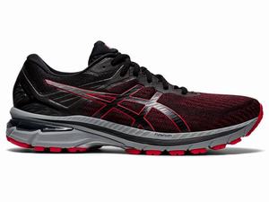 Asics GT-2000 9 Men's Running Shoes Black / Red | XNW254963