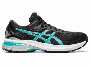 Asics GT-2000 9 Women's Running Shoes Black / Blue | UQZ037519