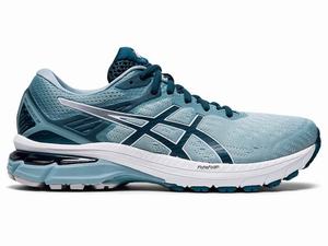 Asics GT-2000 9 Women's Running Shoes Light Grey / Blue | WQF309768