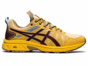 Asics HN1-S GEL-VENTURE Men's Sneakers Yellow / Brown | DHF563481