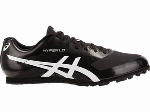 Asics Hyper LD 6 Men's Track & Field Shoes Black / White | IEC396082