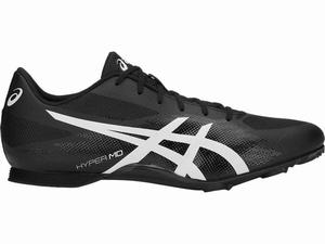 Asics Hyper MD 7 Men's Track & Field Shoes Black / White | RWH137825