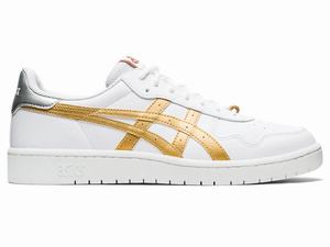 Asics JAPAN S Men's Sneakers White / Gold | XTC932860