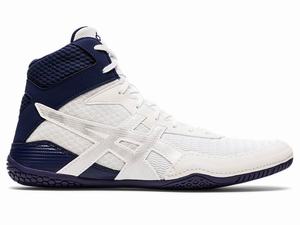 Asics MATCONTROL 2 Men's Wrestling Shoes White / Silver / Brown | RSF435702