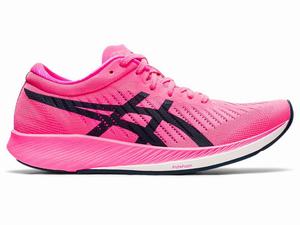 Asics METARACER Women's Running Shoes Pink / Blue | ZBN850364