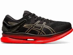 Asics METARIDE Men's Running Shoes Black / Red | TAB875163